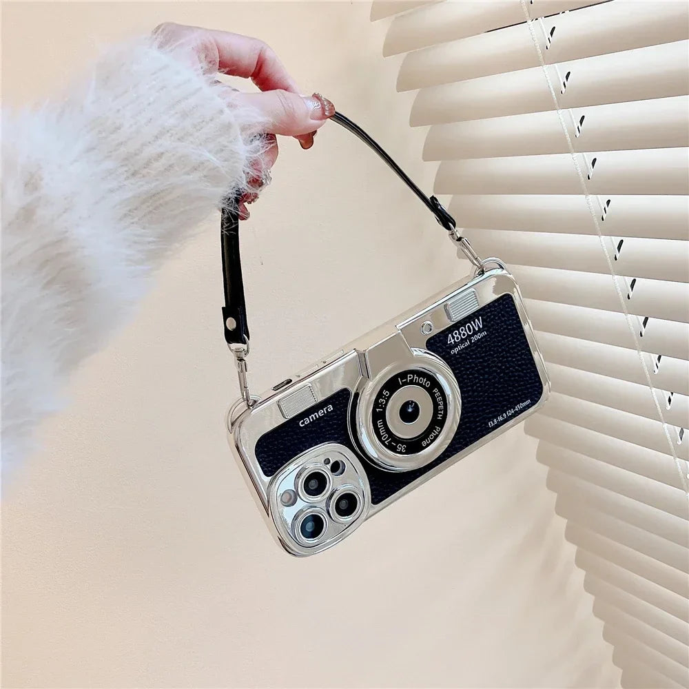 VintageCam Custodia per Telefono | Custodia in Stile Retro Stereo per iPhone
