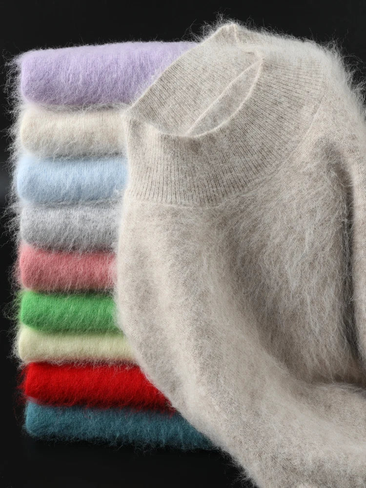 Maglione in Cashmere Ultra Morbido per Donna Lyria 100 Percento
