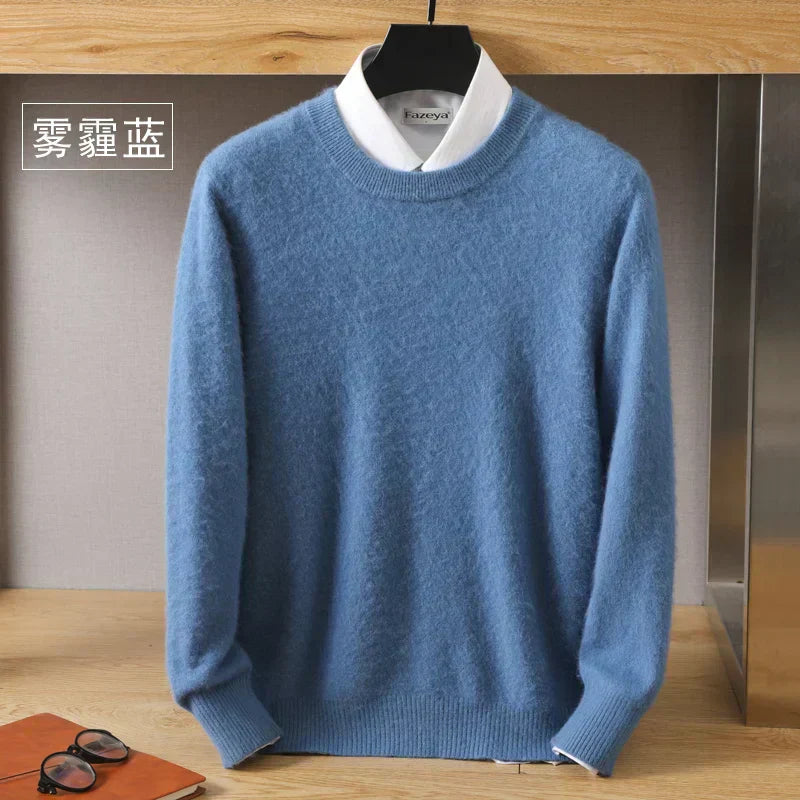 Maglione in Cashmere O-Collo di Lyra, Design Giapponese
