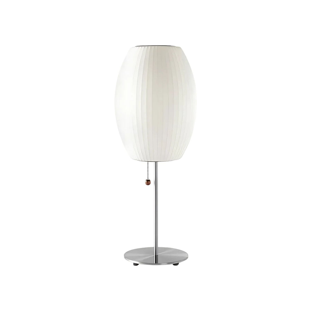 Sicon Lampada da Tavolo – Polimero & Acciaio – Bianco – E26/E27 – Lampada da Tavolo LED Moderna per Ambienti Eleganti