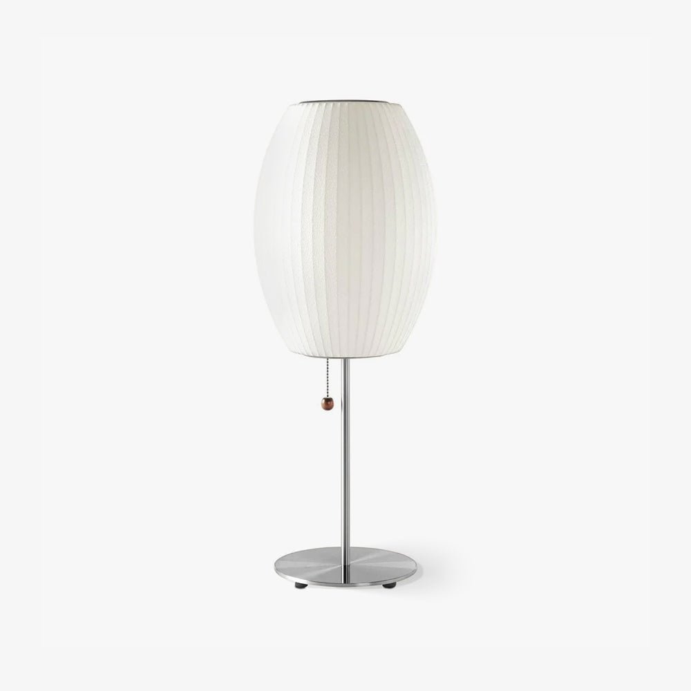 Sicon Lampada da Tavolo – Polimero & Acciaio – Bianco – E26/E27 – Lampada da Tavolo LED Moderna per Ambienti Eleganti