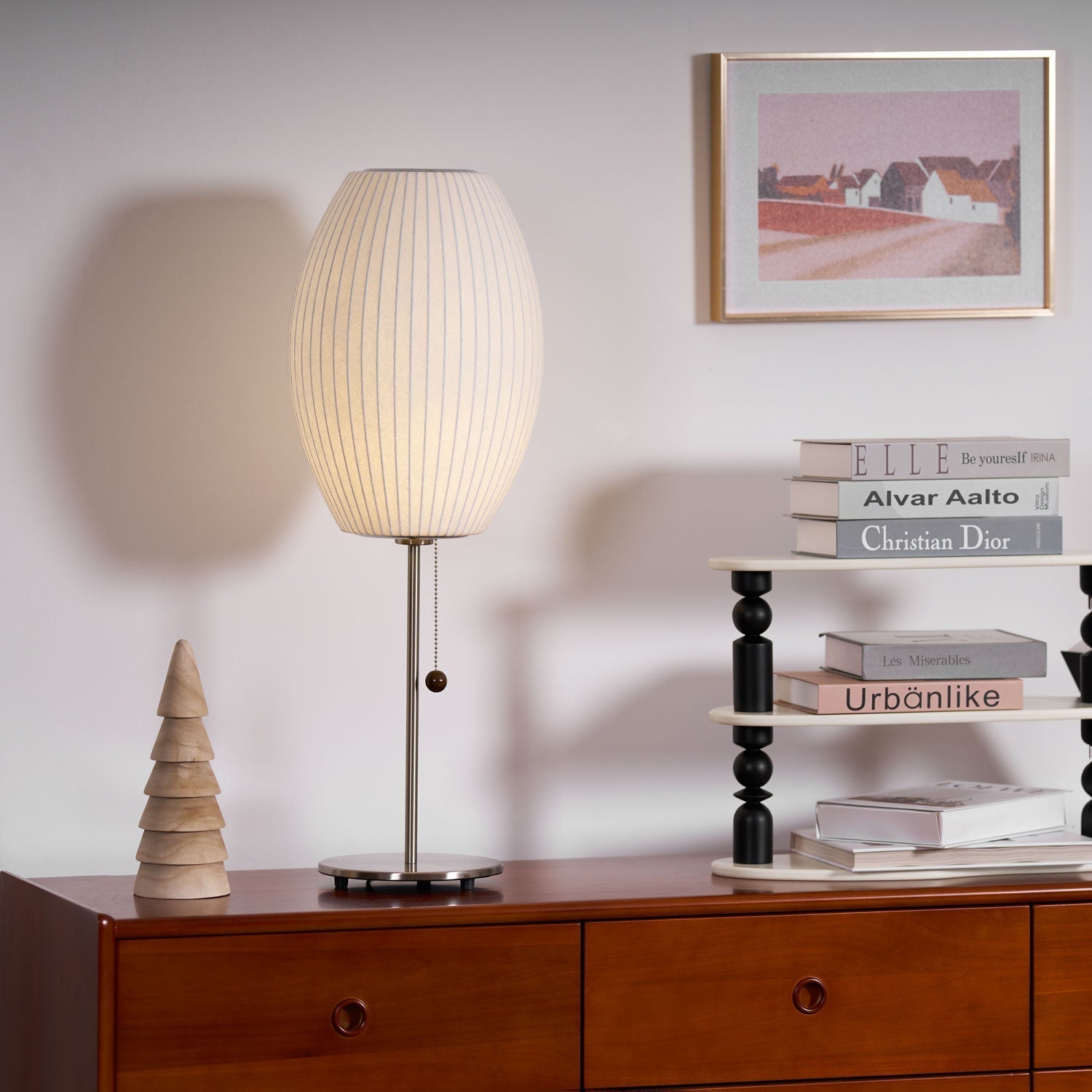 Sicon Lampada da Tavolo – Polimero & Acciaio – Bianco – E26/E27 – Lampada da Tavolo LED Moderna per Ambienti Eleganti