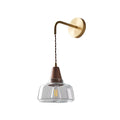 Lampada da parete Solivo – Ottone e vetro – Naturale – 16×16 cm – Dimmerabile