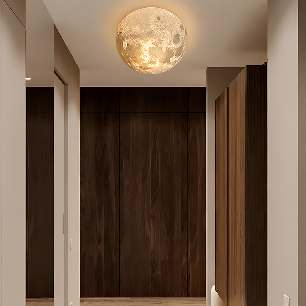 Lampada da parete Sorena Maan Design – PLA – Bianco – Ø 20×25×30 cm – Atmosfera di luce lunare