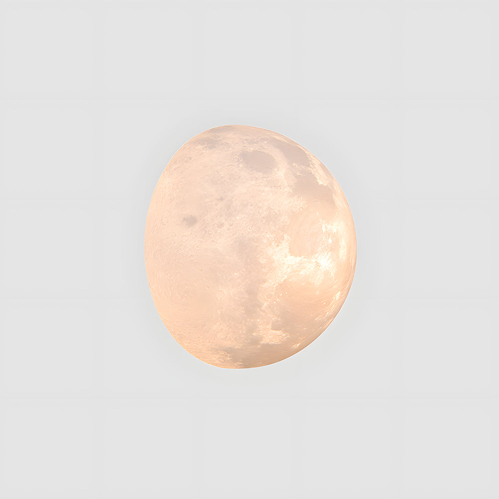 Lampada da parete Sorena Maan Design – PLA – Bianco – Ø 20×25×30 cm – Atmosfera di luce lunare