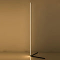 Lampada da terra – Nero opaco – Moderna – Illuminazione LED – Minimalista – Ideale per il soggiorno