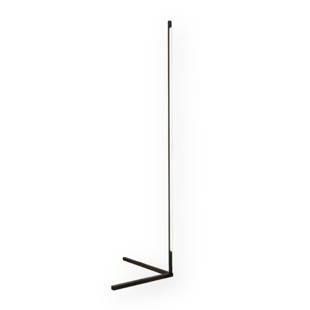 Lampada da terra – Nero opaco – Moderna – Illuminazione LED – Minimalista – Ideale per il soggiorno