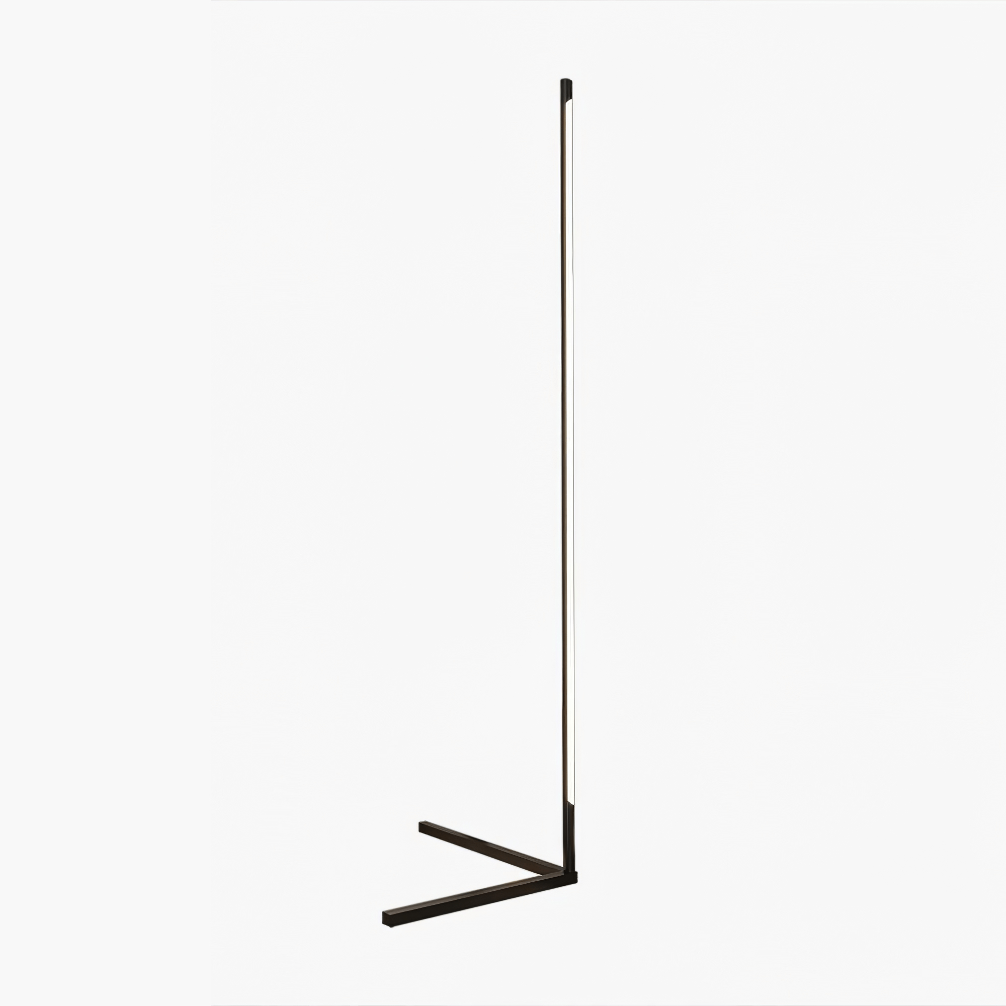 Lampada da terra – Nero opaco – Moderna – Illuminazione LED – Minimalista – Ideale per il soggiorno