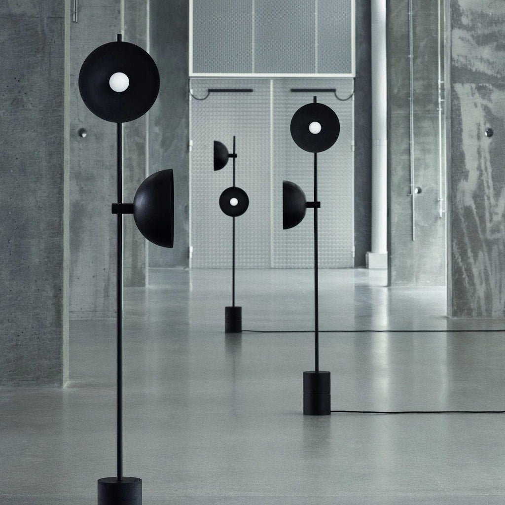 Lampada da terra – Metallo – Nero – Design moderno – Ideale per soggiorno e camera da letto