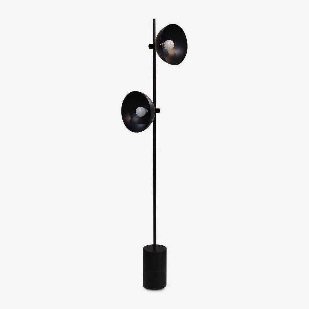 Lampada da terra – Metallo – Nero – Design moderno – Ideale per soggiorno e camera da letto