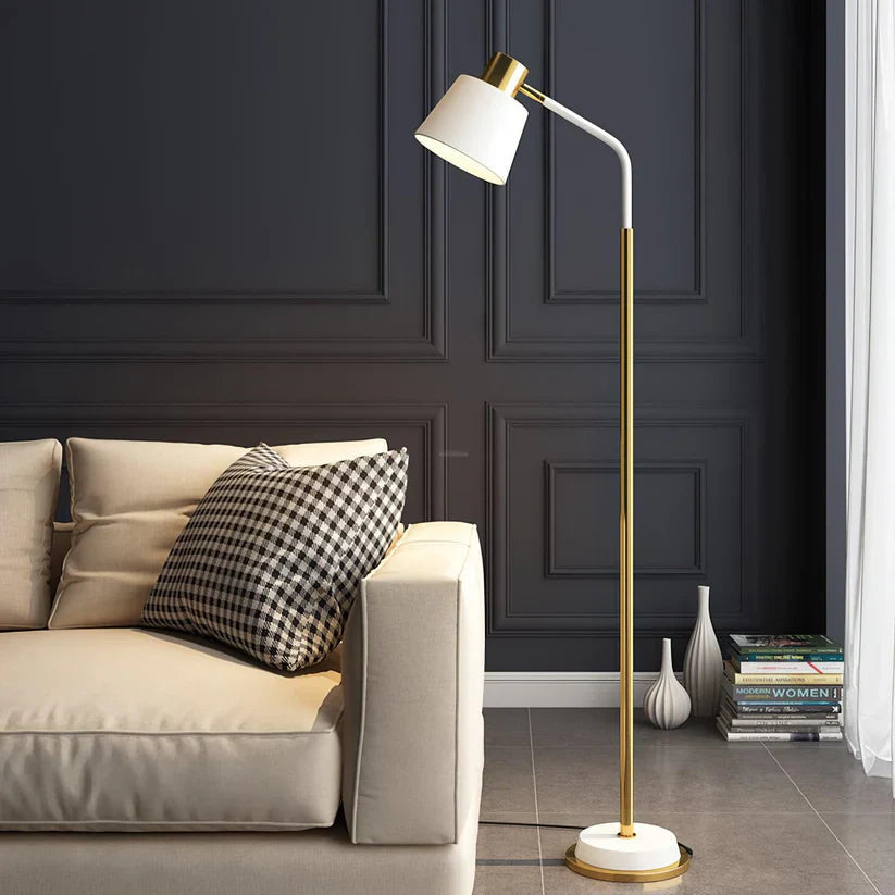 Lampada da terra – Tessuto – Nero – 160 cm – Moderna con telecomando per soggiorno e camera da letto