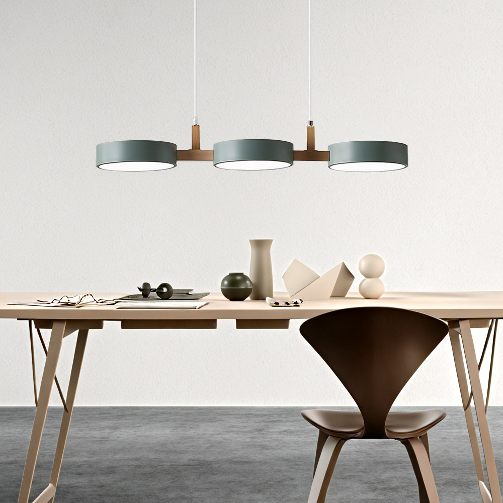 Lampada da soffitto Nordic Flush con più teste per cucine e sale da pranzo