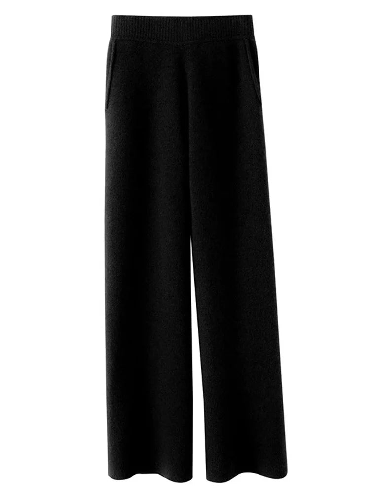 Pantaloni in Cashmere AstraSilk Cozy per Calore e Comfort Quotidiani