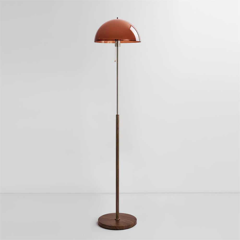 Lampada da terra Tavino – Acrilico – Ambra – Design Moderno – Retro