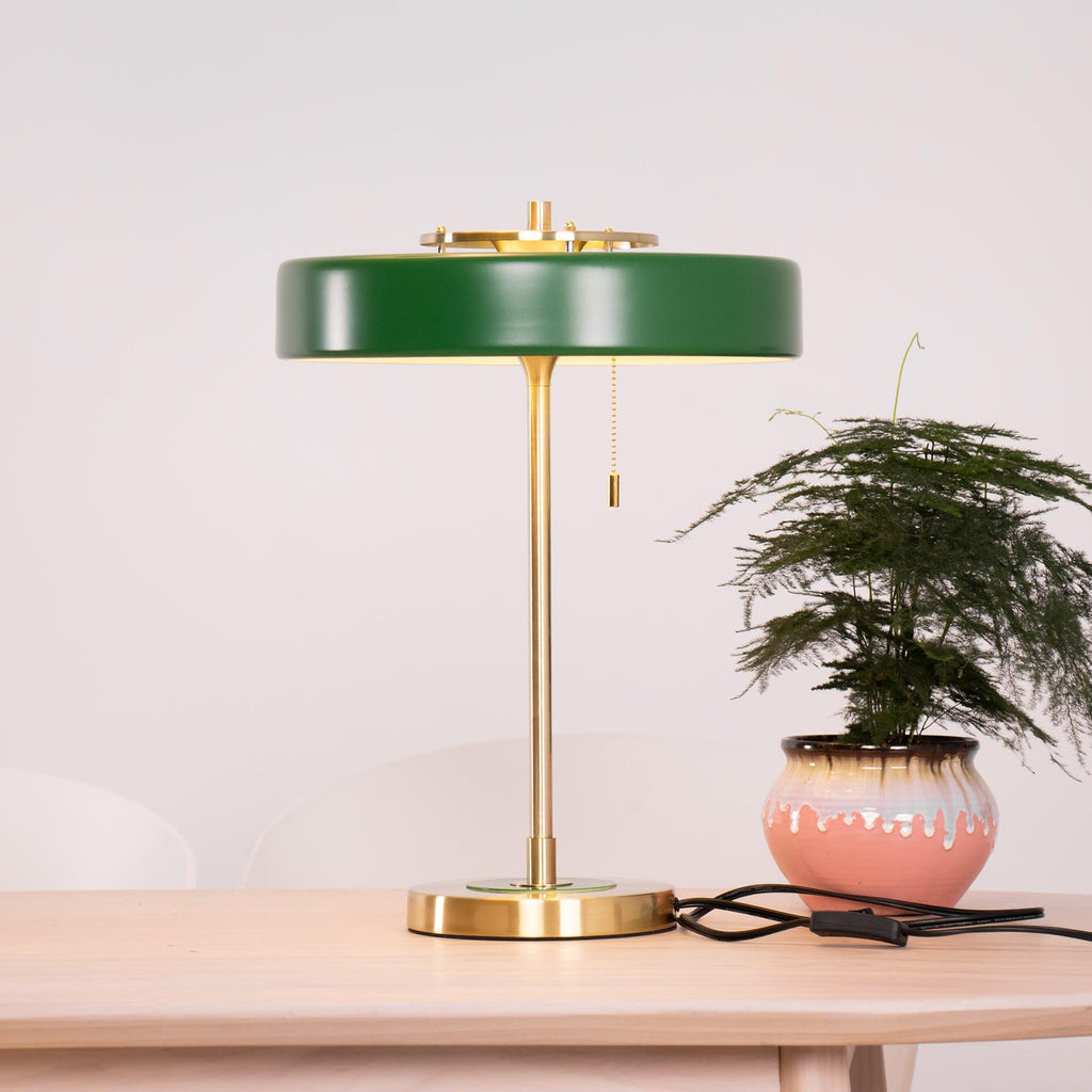 Lampada da tavolo – Metallo & Acrilico – Oro/Nero – Moderno/Retrò – Ideale per scrivania e comodino