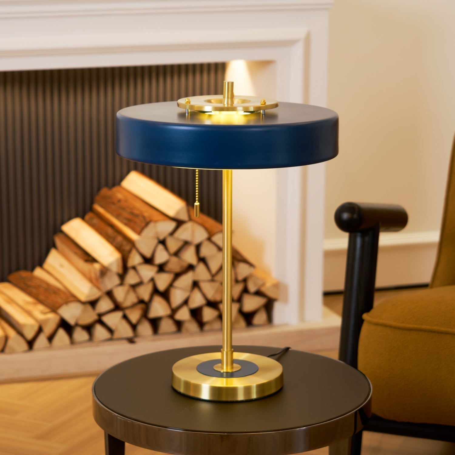 Lampada da tavolo – Metallo & Acrilico – Oro/Nero – Moderno/Retrò – Ideale per scrivania e comodino