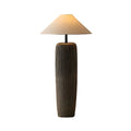 Lampada da terra Tolozon – Ceramica e Metallo – Beige – 160 cm – Look moderno per il soggiorno