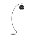 Lampada da terra Torviano – Metallo – Nero – 160 cm – Design moderno per il soggiorno