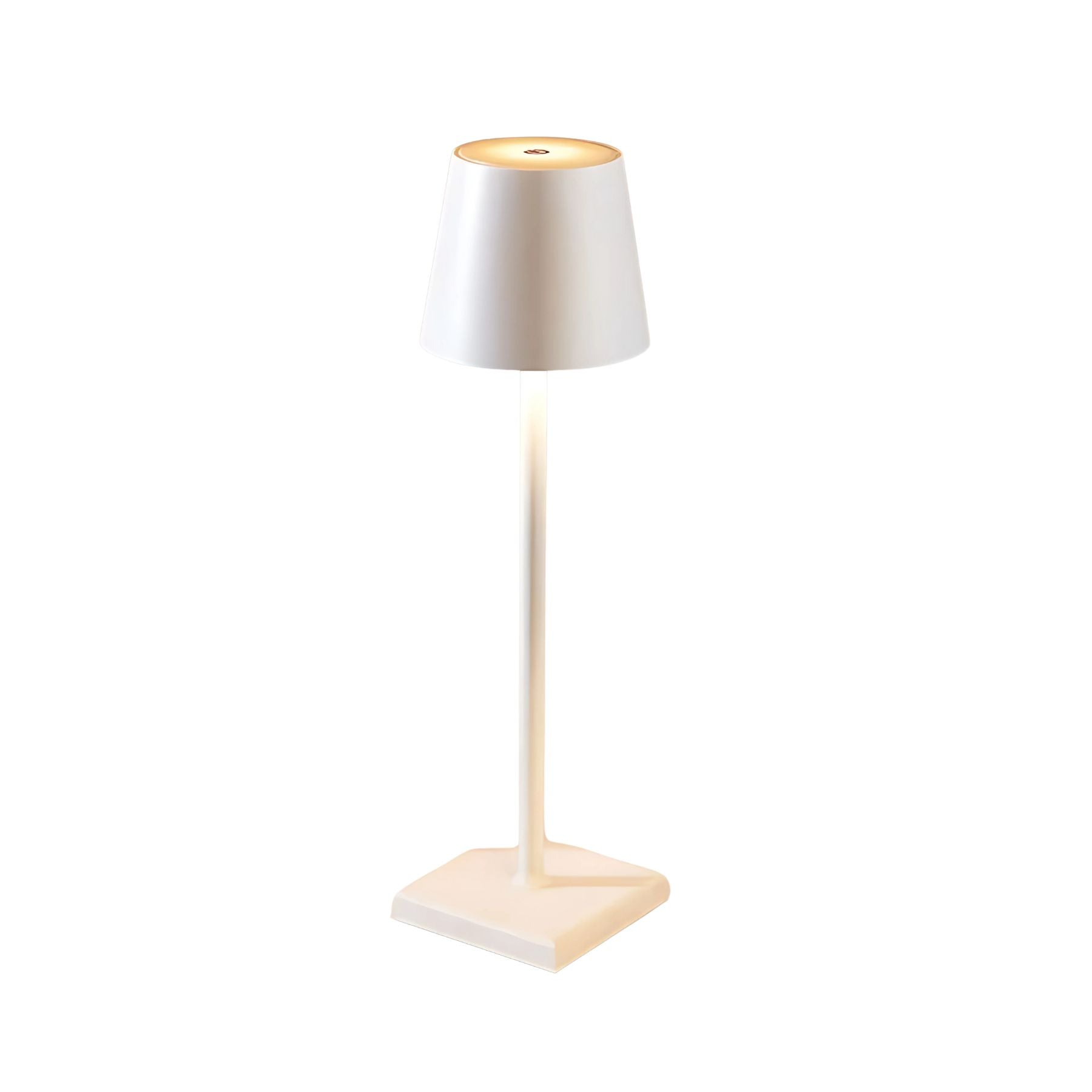 Lampada da tavolo Touchlight – Ferro – Bianco – Lampada da tavolo senza fili con batteria ricaricabile da 5200 mAh – Minimalista e Flessibile