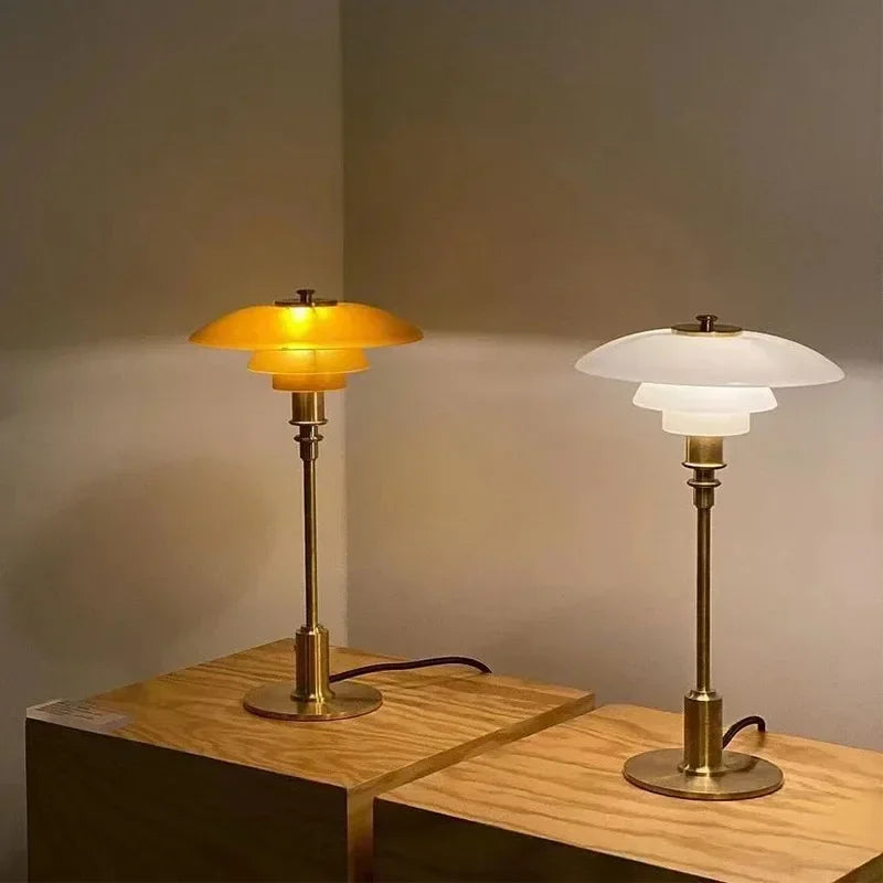 Lampada a tripla strato – Vetro & Metallo – Argento – Ø 28 cm – Design Elegante per Ambienti Raffinati