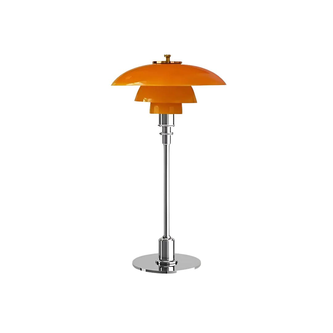 Lampada a tripla strato – Vetro & Metallo – Argento – Ø 28 cm – Design Elegante per Ambienti Raffinati