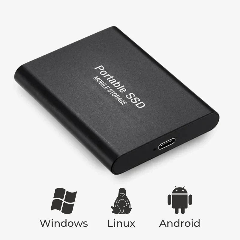 Ultra Rask Ekstern SSD – Memoria Portatile USB 3.1 (Fino a 128GB)