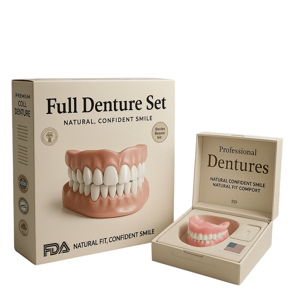 Protesi Dentale Premium | Sorriso Naturale | Vestibilità Confortevole | Riutilizzabile
