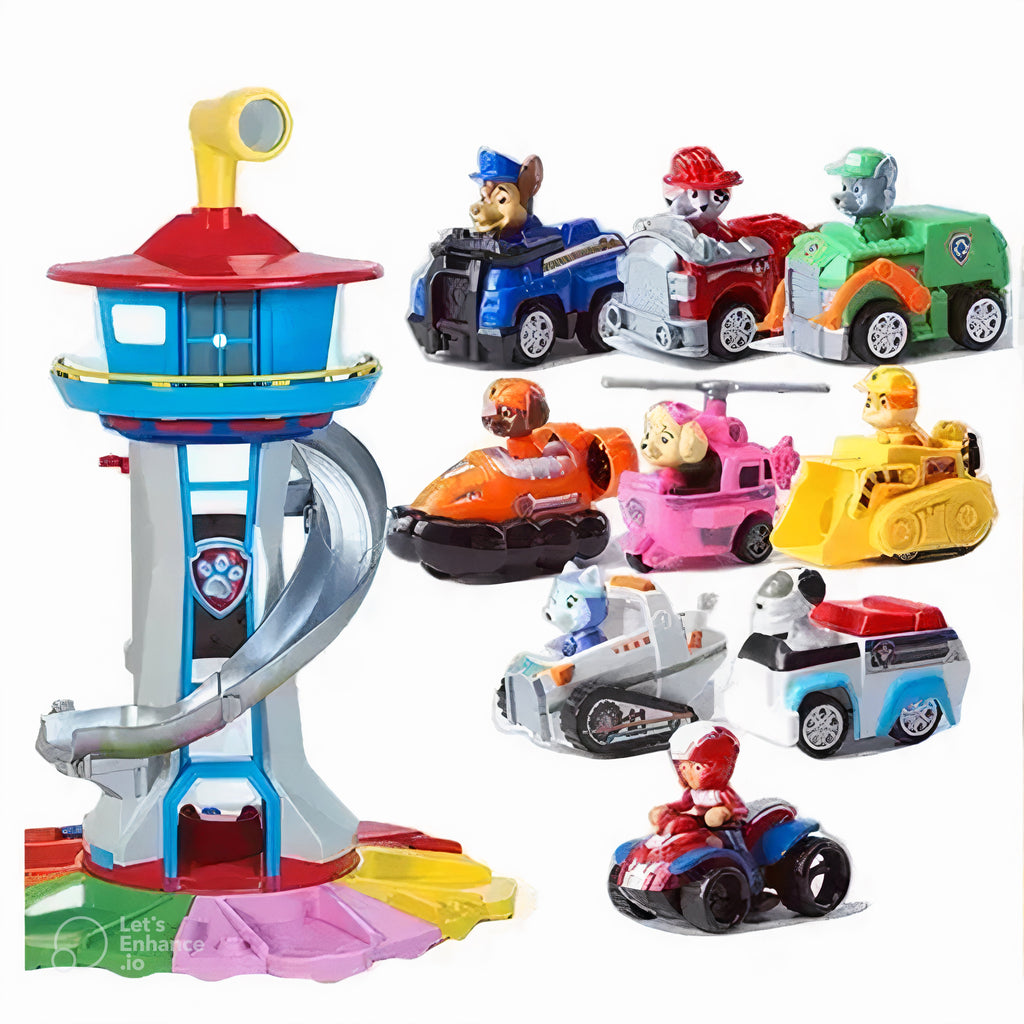 Paw Patrol torre da gioco | Giocattolo per bambini divertente e durevole | 52 cm di altezza!