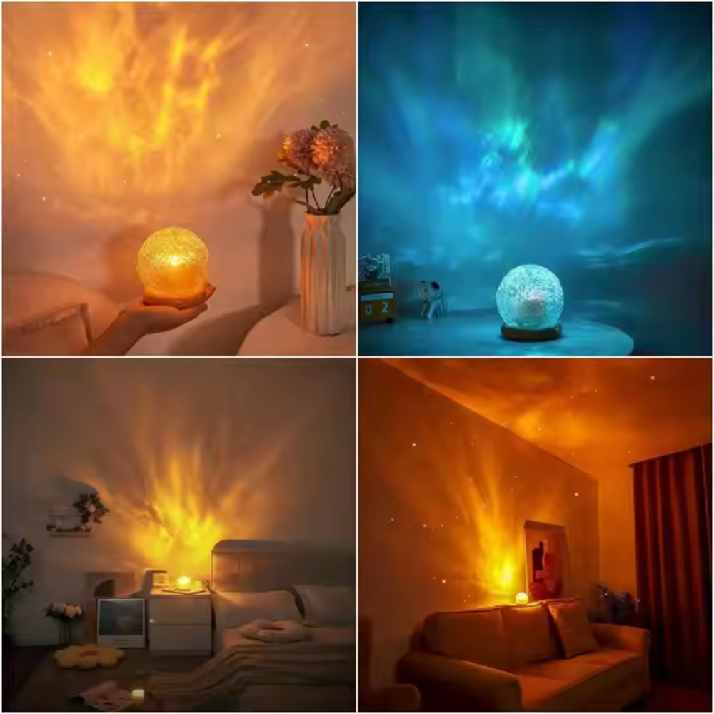 Lampada da tavolo unica con effetto onda – puro relax!