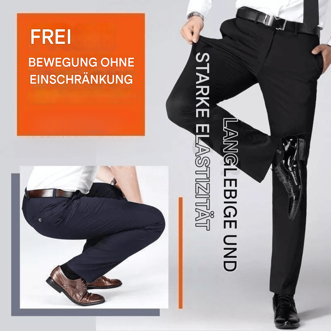 50% di sconto - MasonPro - Pantaloni Classici Uomo ad Alta Elasticità - Offerta Limitata