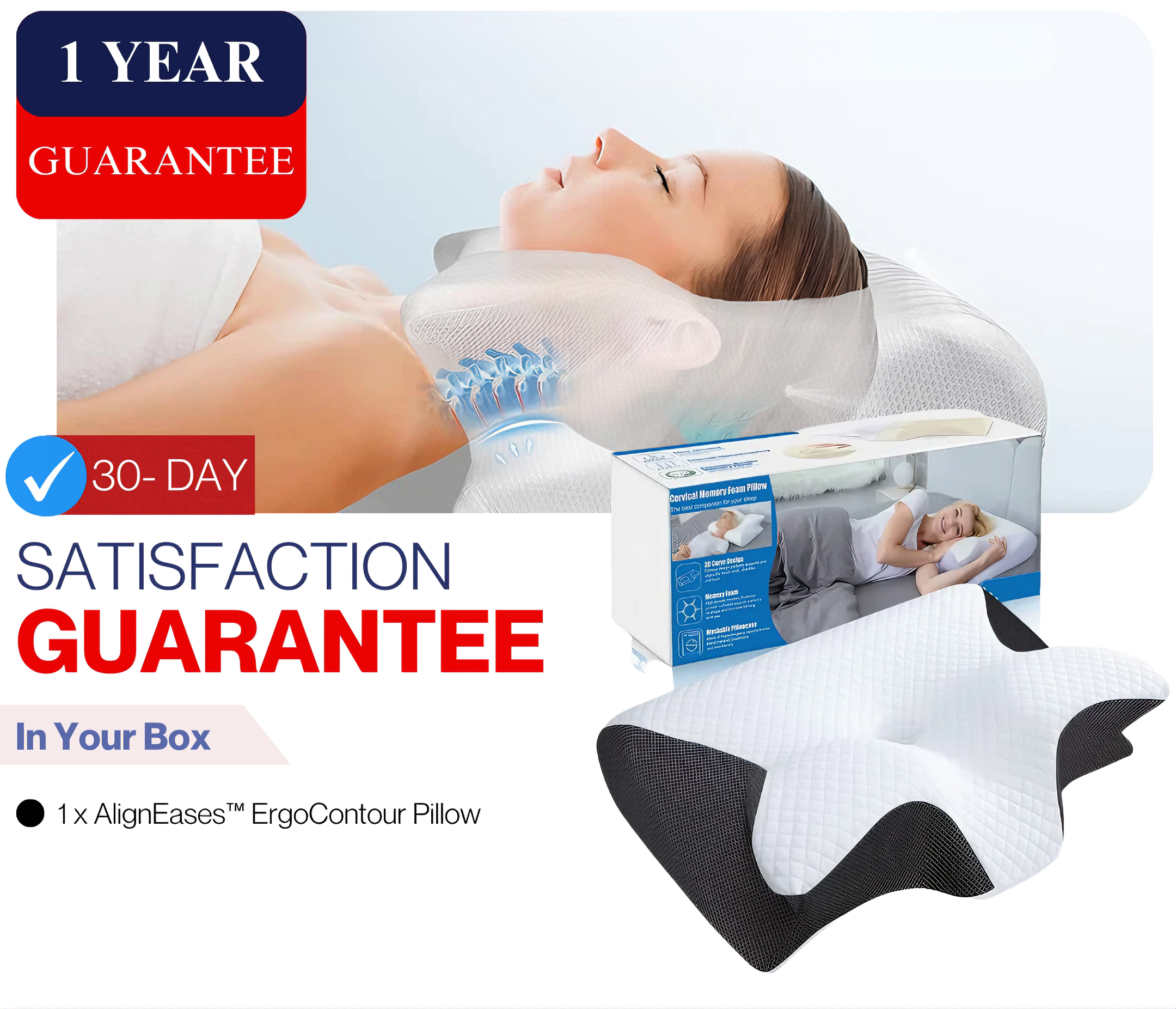 SleepEase | Cuscino Ortopedico ErgoContour