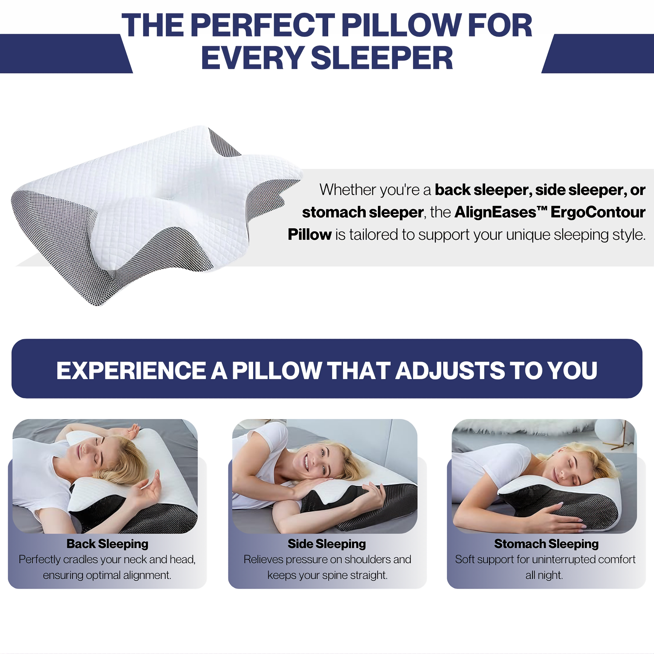 SleepEase | Cuscino Ortopedico ErgoContour