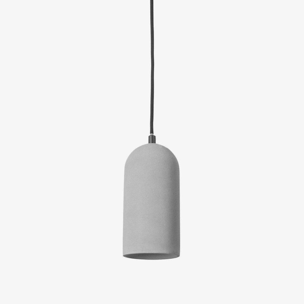 Lampada a sospensione Utopeza – Calcestruzzo riciclato – Grigio – Ø 30 cm – Design moderno