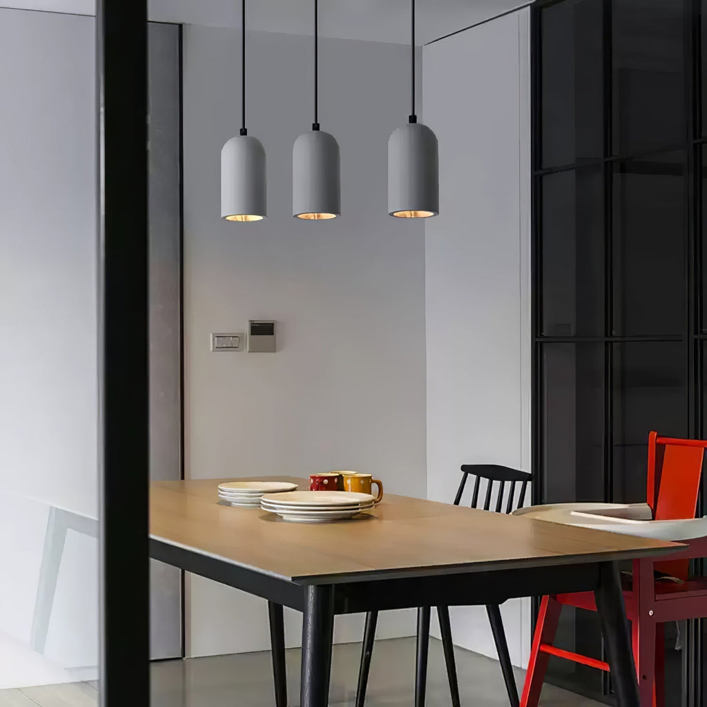 Lampada a sospensione Utopeza – Calcestruzzo riciclato – Grigio – Ø 30 cm – Design moderno