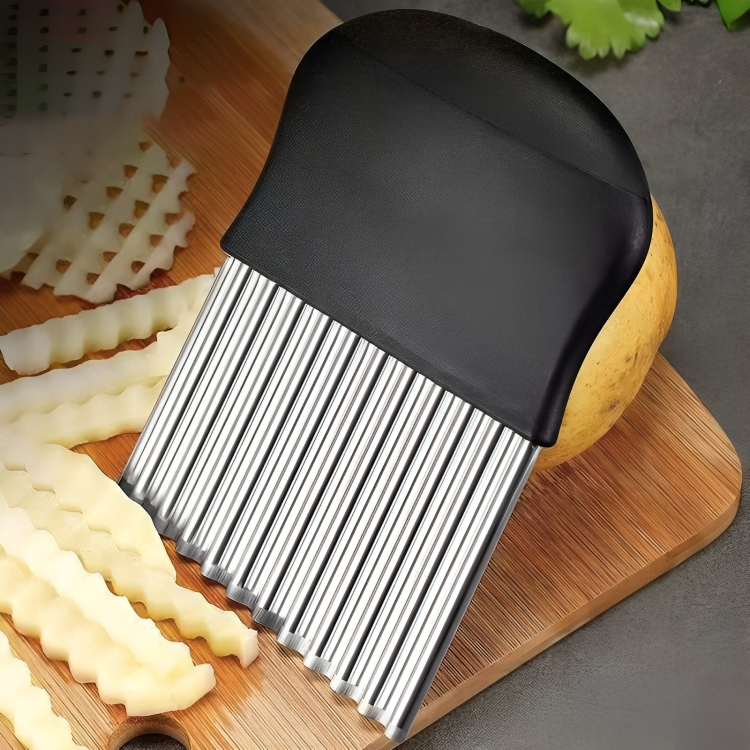 RippleCutter - Raspador di Cucina a Forma di Ondina in Acciaio Inossidabile