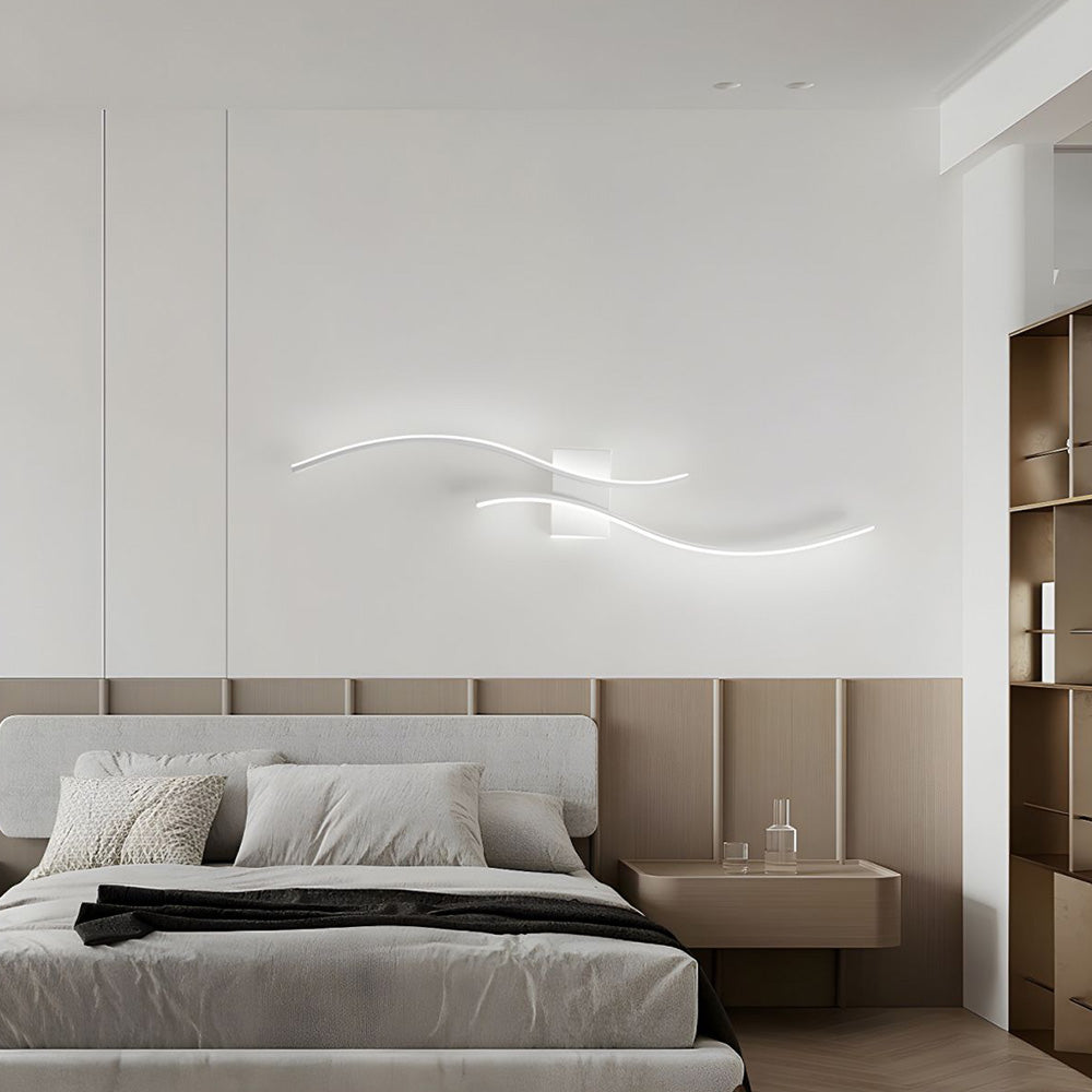 Lampada da parete Gillon – Alluminio – Bianco – 15 m² – Design moderno