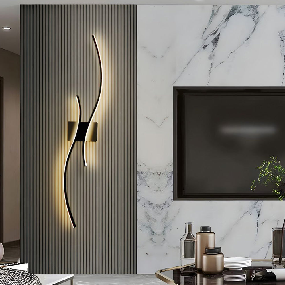 Lampada da parete Gillon – Alluminio – Bianco – 15 m² – Design moderno