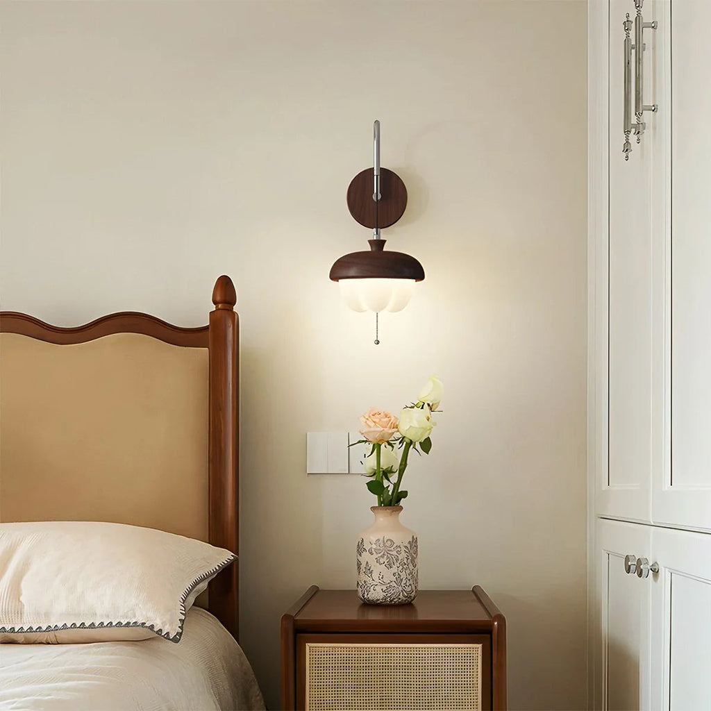 Lampada da parete Toreno – Tessuto, Metallo – Bianco – 30×20 cm – Design elegante per ambienti raffinati