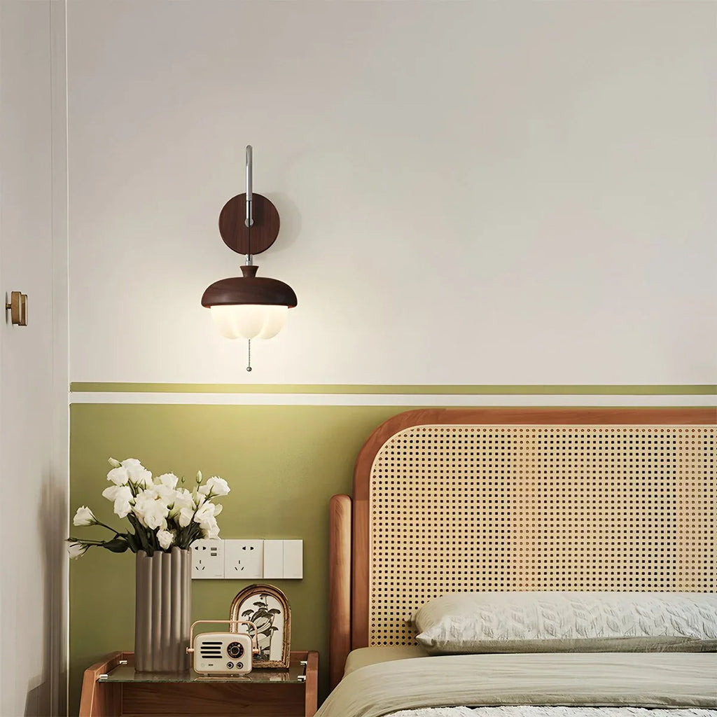 Lampada da parete Toreno – Tessuto, Metallo – Bianco – 30×20 cm – Design elegante per ambienti raffinati