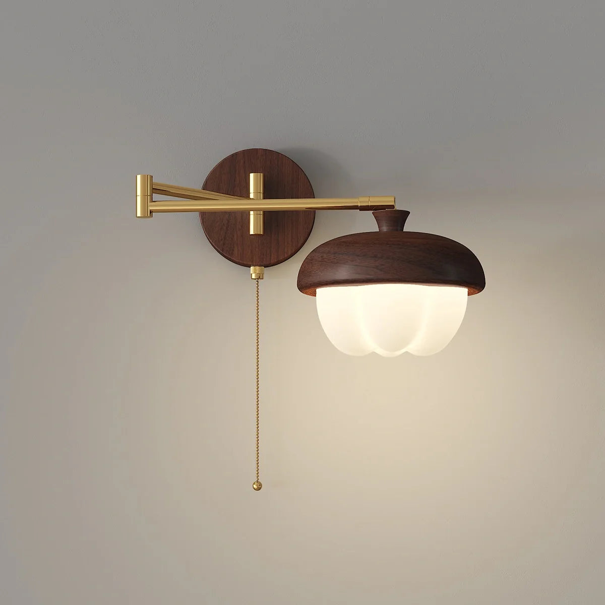Lampada da parete Toreno – Tessuto, Metallo – Bianco – 30×20 cm – Design elegante per ambienti raffinati