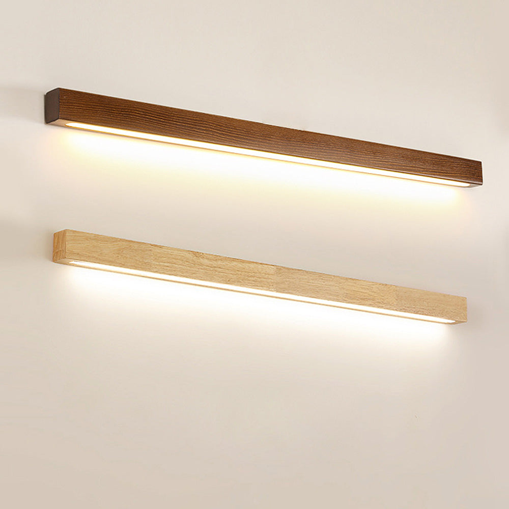 Lampada da parete – Finitura in legno – Bianco caldo – 3 posizioni di colore – Minimalista