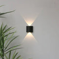 Lampada da parete – LED – Nero – Design moderno – Interno/Esterno – Resistente alle intemperie, Efficiente dal punto di vista energetico