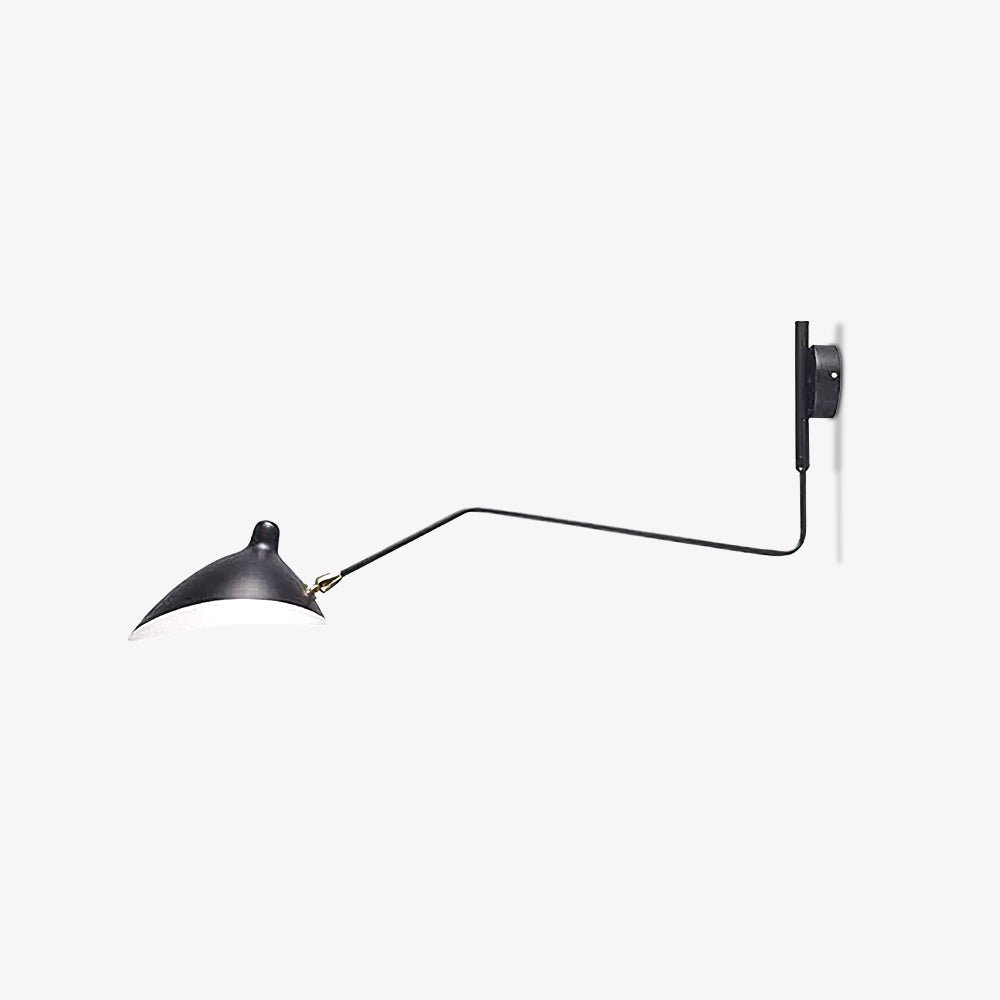 Lampada da parete – Metallo & Ottone – Nero – Design Moderno – Illuminazione Elegante per la Tua Casa