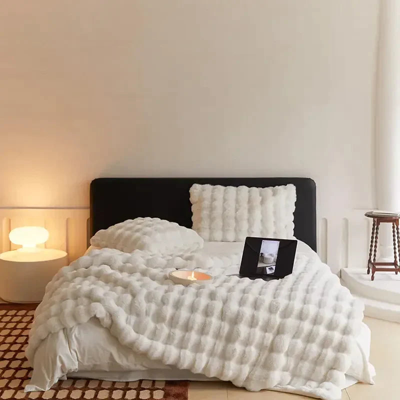 CozyDecke Coperta in Lana | Morbida & Calda | Elegante & Facile da Pulire | Perfetta per ogni Stagione