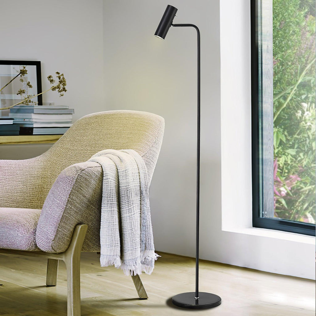 Zelvano Lampada da Terra – Ottone – Oro – 160 cm – Minimalista & Regolabile, Ideale per il Soggiorno