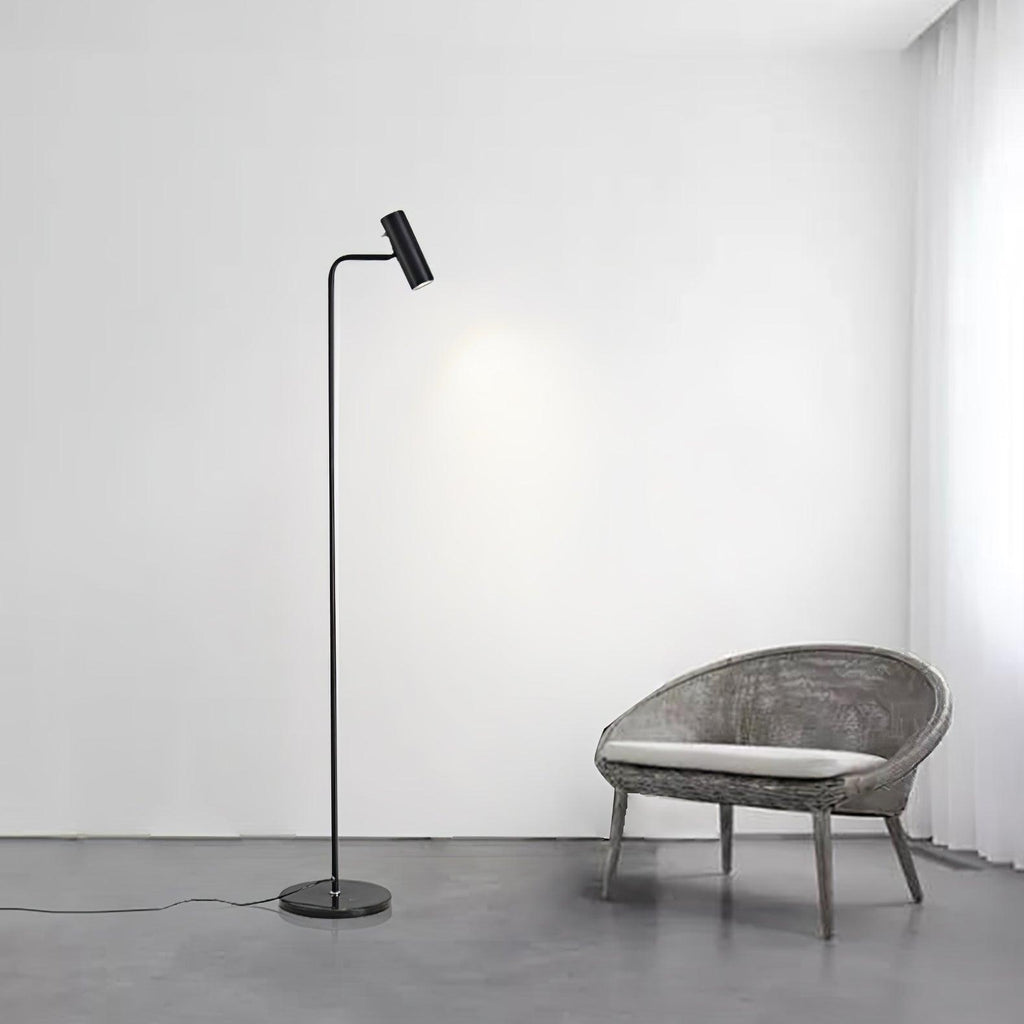 Zelvano Lampada da Terra – Ottone – Oro – 160 cm – Minimalista & Regolabile, Ideale per il Soggiorno