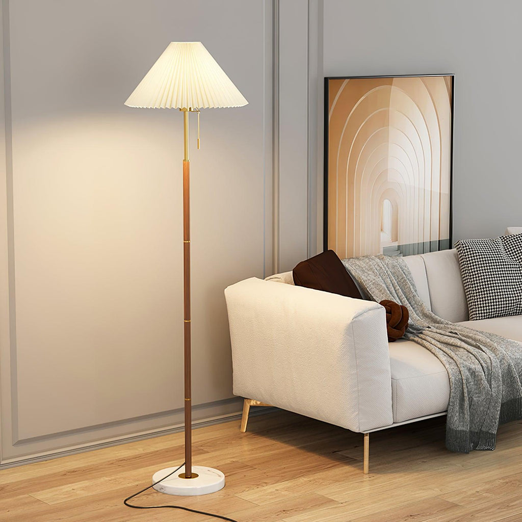 Zomira Lampada da Terra – Acciaio – Bianco – 160 cm – Design Retro per Soggiorno e Accenti Eleganti