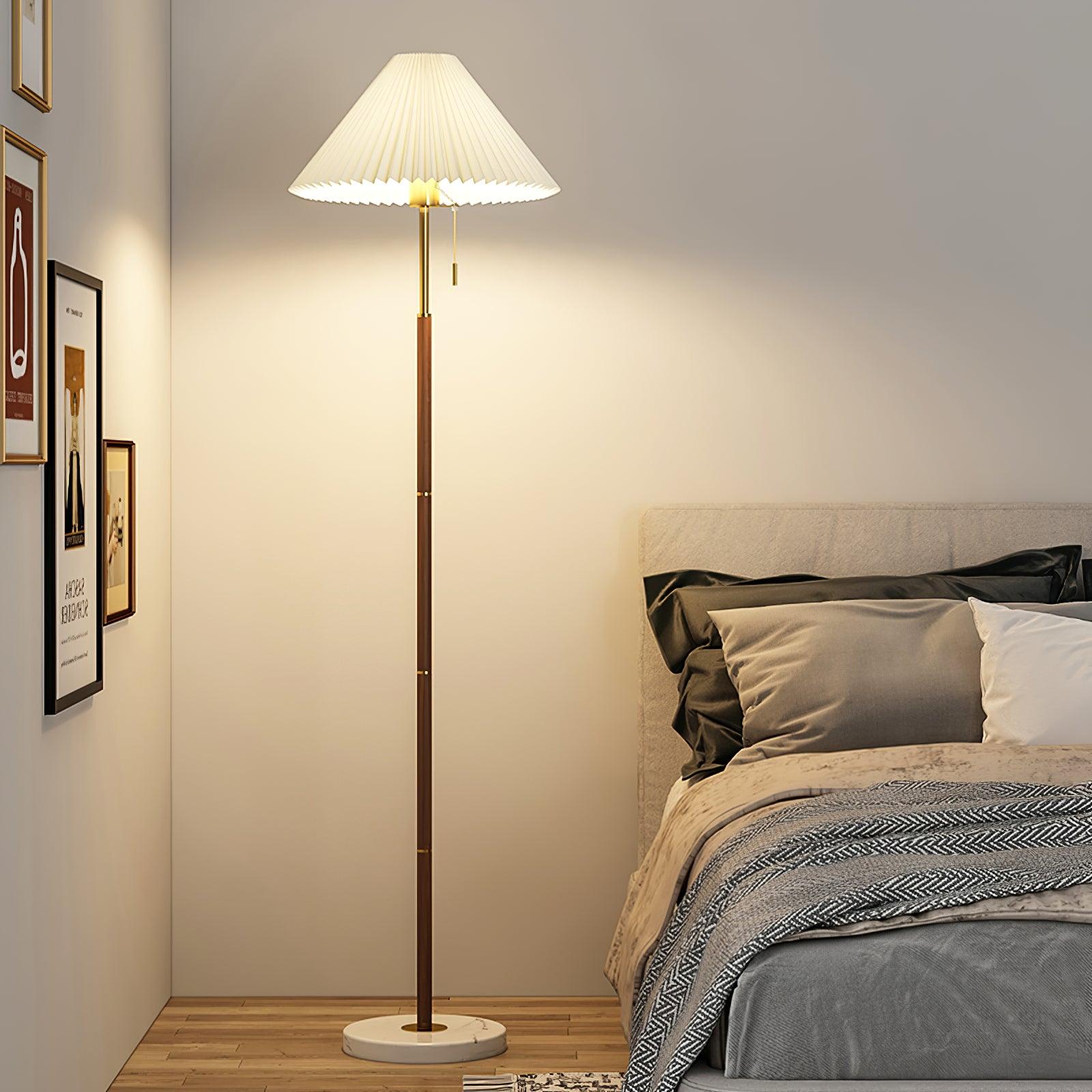 Zomira Lampada da Terra – Acciaio – Bianco – 160 cm – Design Retro per Soggiorno e Accenti Eleganti