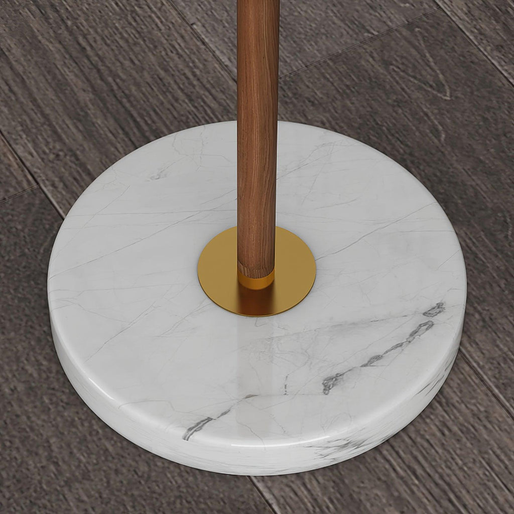 Zomira Lampada da Terra – Acciaio – Bianco – 160 cm – Design Retro per Soggiorno e Accenti Eleganti