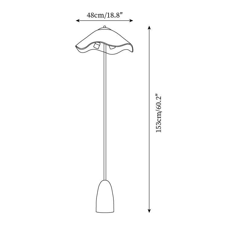 Zorquen Lampada da Terra – Tessuto – Nero – 160 cm – Design Moderno per Soggiorni e Angoli Lettura